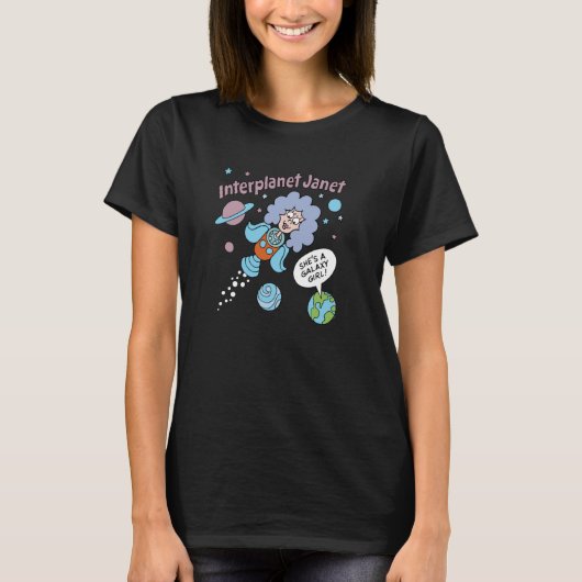 Schoolhouse Rock Interplanet Janet T-Shirt (Vorderseite)