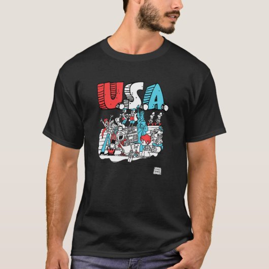 Schoolhouse Rock Usa T-Shirt (Vorderseite)