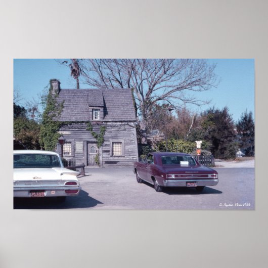 Schoolhouse St. Augustine Florida Poster (Vorne)