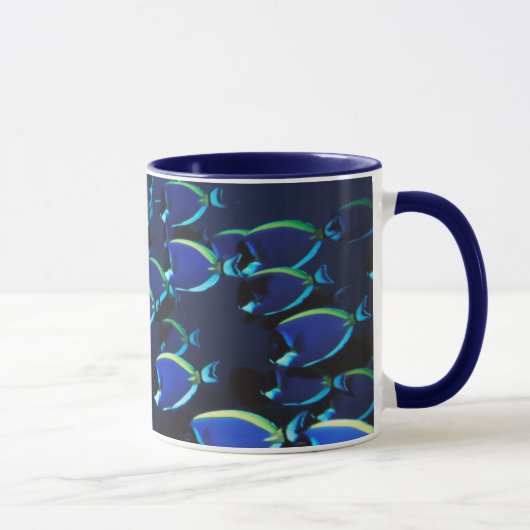 Schooling Powder Blaue Chirurgen Tasse (Rechts)
