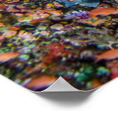Schools of Fish Swim in Reef Poster (Ecke)