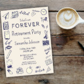 School's Out Forever Teacher Retirement Party Einladung