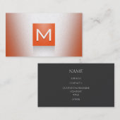 Schoon Gold Visitenkarte (Vorne/Hinten)