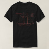 Schooner 1894 T-Shirt (Design vorne)
