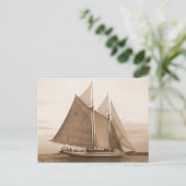 Schooner Adventuress Postkarte (Stehend Vorderseite)