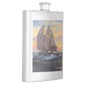 Schooner Classic Flask Flachmann (Rechts)