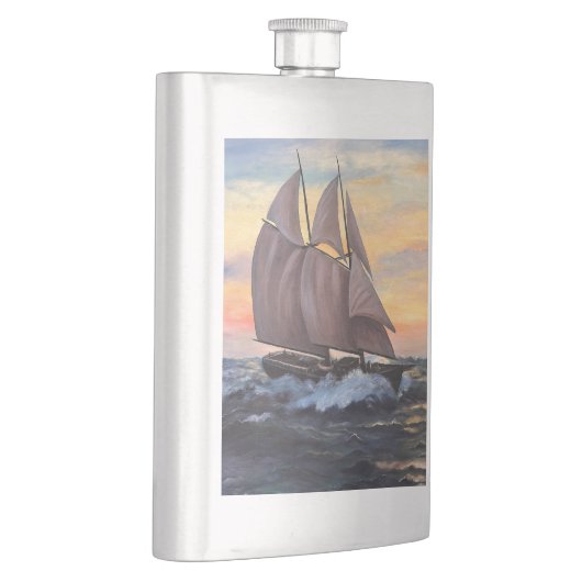 Schooner Classic Flask Flachmann (Rechts)