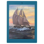Schooner Clipboard Klemmbrett (Rückseite)