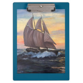 Schooner Clipboard Klemmbrett (Vorderseite)