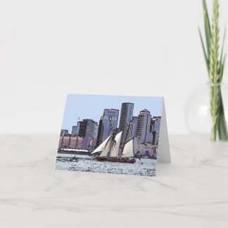 Schooner Cruise - vielen Dank Dankeskarte