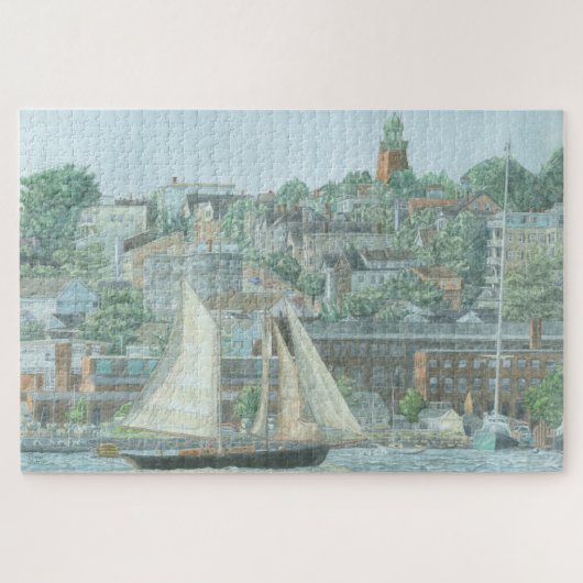 Schooner in Casco Bay 1014er Puzzle (Horizontal)