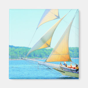 Schooner Jibs fliegt Magnet
