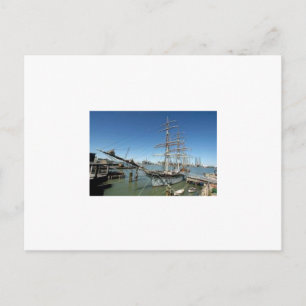 Schooner Melissa in Galveston, TX Postkarte