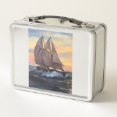 Schooner Metal Lunchbox (Rückseite)