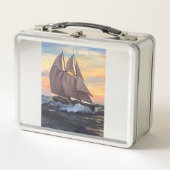Schooner Metal Lunchbox (Vorderseite)