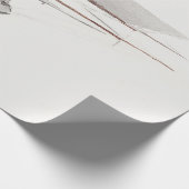 Schöoner mit zwei Masten mit Dory von Winslow Home Geschenkpapier (Ecke)