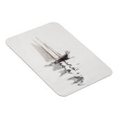 Schöoner mit zwei Masten mit Dory von Winslow Home Magnet (Rechte Seite)