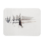 Schöoner mit zwei Masten mit Dory von Winslow Home Magnet (Horizontal)