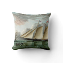 Schooner Mohawk von Sandy Hook Leuchtturm
