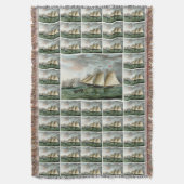 Schooner Mohawk von Sandy Hook Lighthouse Decke (Vorderseite Vertikal)