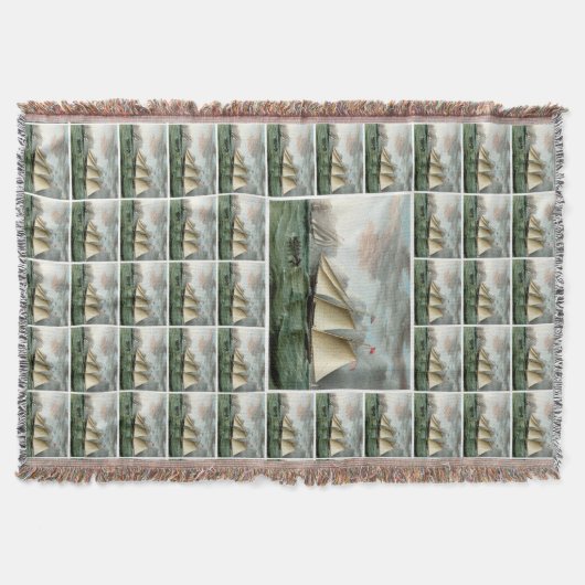 Schooner Mohawk von Sandy Hook Lighthouse Decke (Vorderseite)