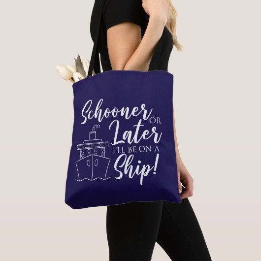 Schooner oder später Nautic Tasche (Von Nahem)