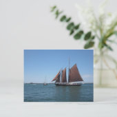 Schooner Postkarte (Stehend Vorderseite)
