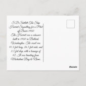 Schooner Schiff Harriet 1900er Postkarte (Rückseite)