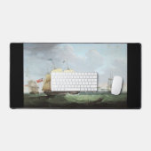 Schooner Schiff Harriet 1900er Schreibtischunterlage (Tastatur & Maus)