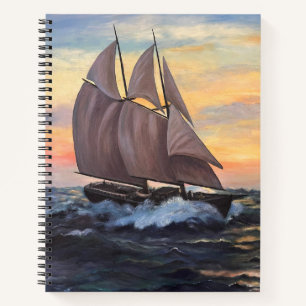 Schooner Spiral Notebook Notizblock