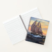 Schooner Spiral Notebook Notizblock (Innenseite)