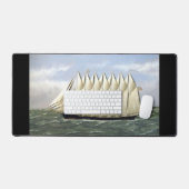 Schooner Thomas W Lawson 1900er Schreibtischunterlage (Tastatur & Maus)