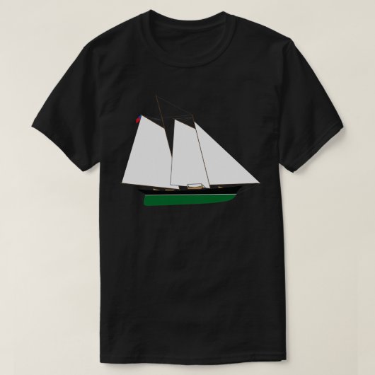 Schooner Yacht America T-Shirt (Design vorne)
