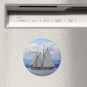 Schooner Zodiac Magnet (In Situ (Geschirrspüler))