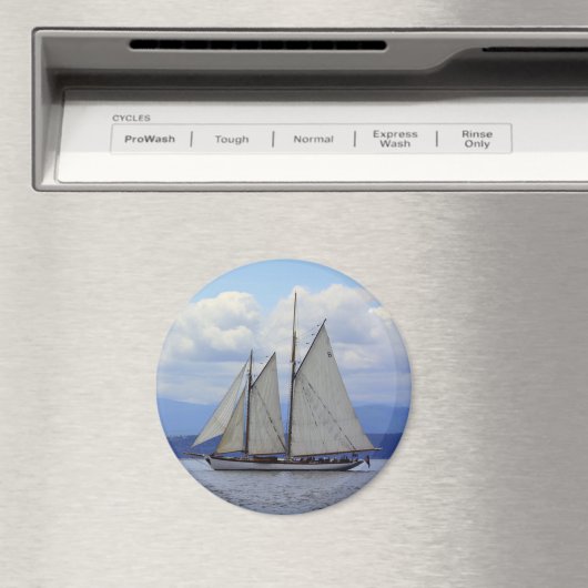 Schooner Zodiac Magnet (In Situ (Geschirrspüler))