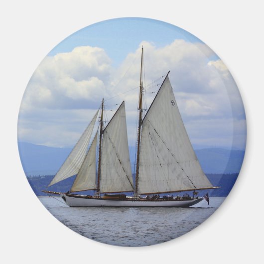 Schooner Zodiac Magnet (Vorne)