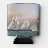 Schooners Dreadnought und Columbia 1870 Dosenkühler (Vorderseite)