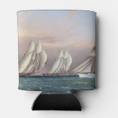 Schooners Dreadnought und Columbia 1870 Dosenkühler (Rückseite)