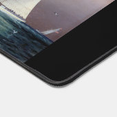 Schooners Dreadnought und Columbia 1870 Schreibtischunterlage (Ecke)