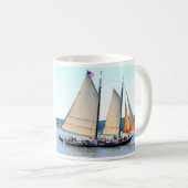 Schoonersegeln-Tasse Kaffeetasse (VorderseiteRechts)