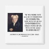 Schopenhauer interessiert sich für unser Zitat Magnet (Vorne)