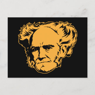 Schopenhauer Portrait Postcard Postkarte