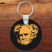 Schopenhauer Portrait Schlüsselanhänger (Vorderseite)