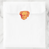 Schopenhauer Portrait Sticker (Tasche)