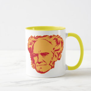 Schopenhauer Porträt-Tasse Tasse