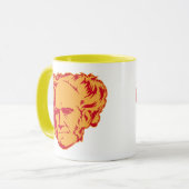Schopenhauer Porträt-Tasse Tasse (Vorderseite Links)