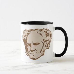 Schopenhauer Porträt-Tasse Tasse