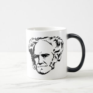Schopenhauer Porträt-Tasse Verwandlungstasse