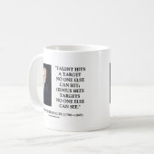 Schopenhauer Talent-Genie schlägt Ziele, die Kaffeetasse (Vorderseite Links)