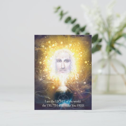 Schöpfer der Welt Postkarte (Stehend Vorderseite)